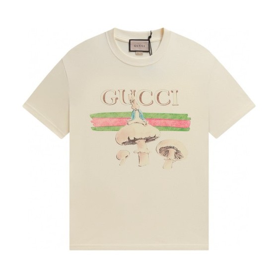 Gucci Early Spring Collection High-Weight Short-Sleeve